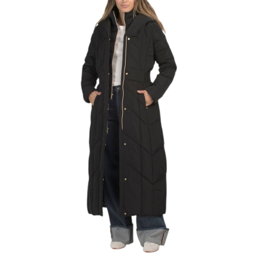 ♥️ COLE HAAN Down Fill Maxi Puffer Coat
